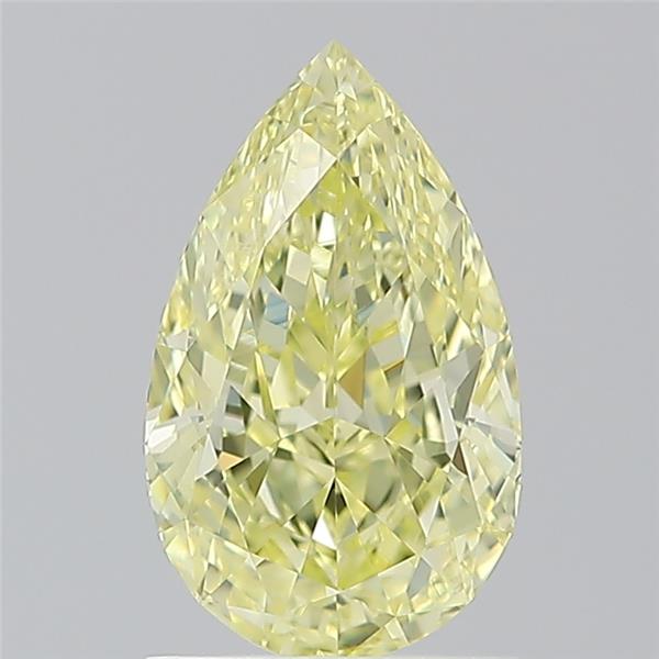 1.54ct Fancy Yellow Pear Natural Diamond