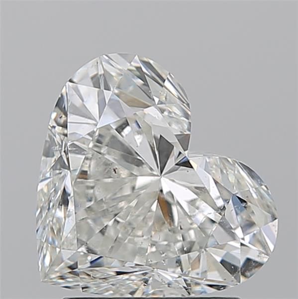 2.01ct Heart H SI2 Natural Diamond