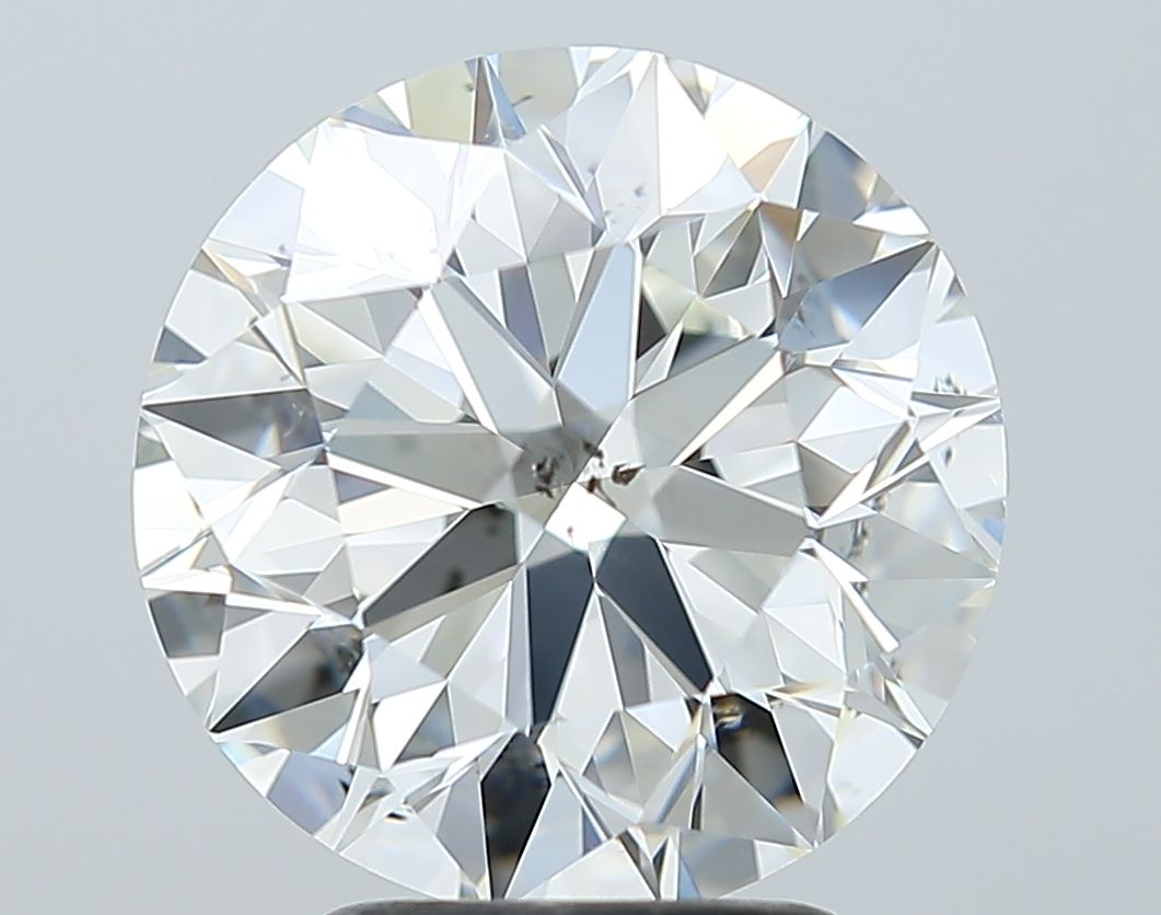 3.4ct Round J SI2 Natural Diamond