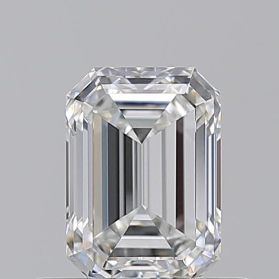 0.61ct Emerald F VVS2 Natural Diamond