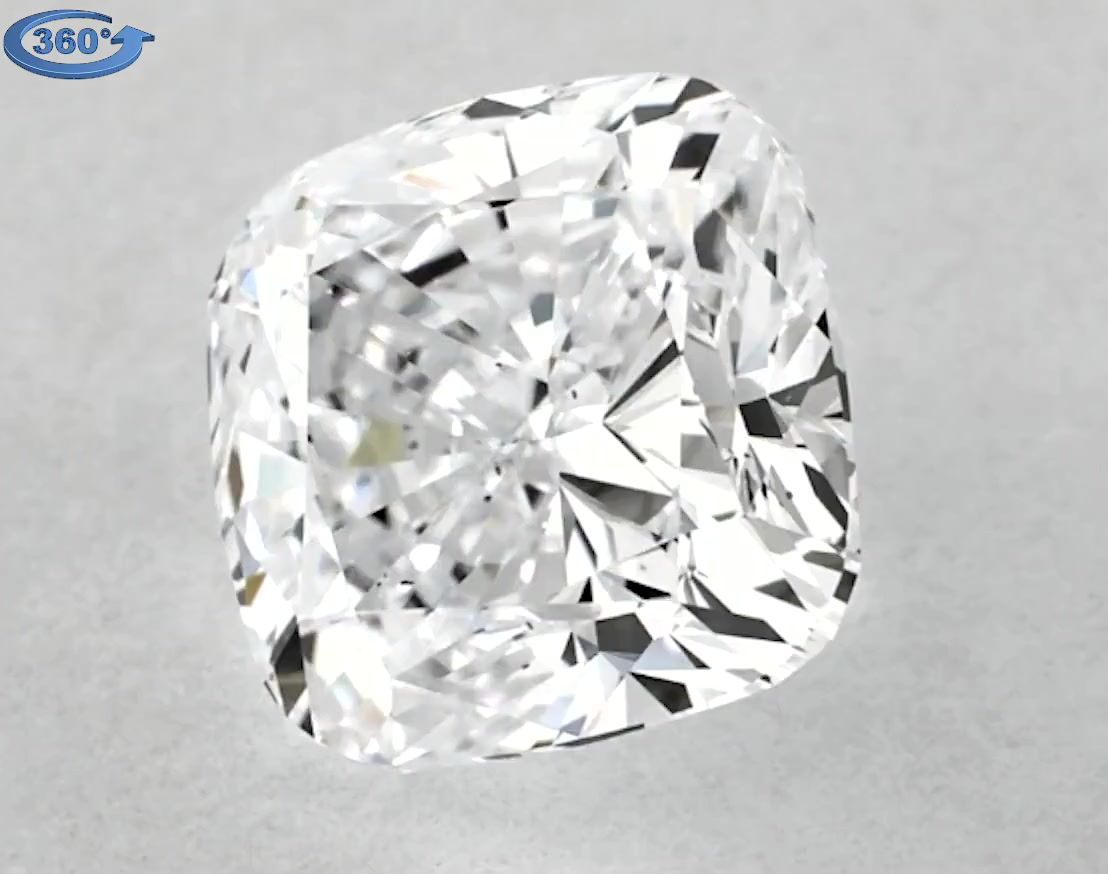 1.51ct Cushion D VS2 Natural Diamond