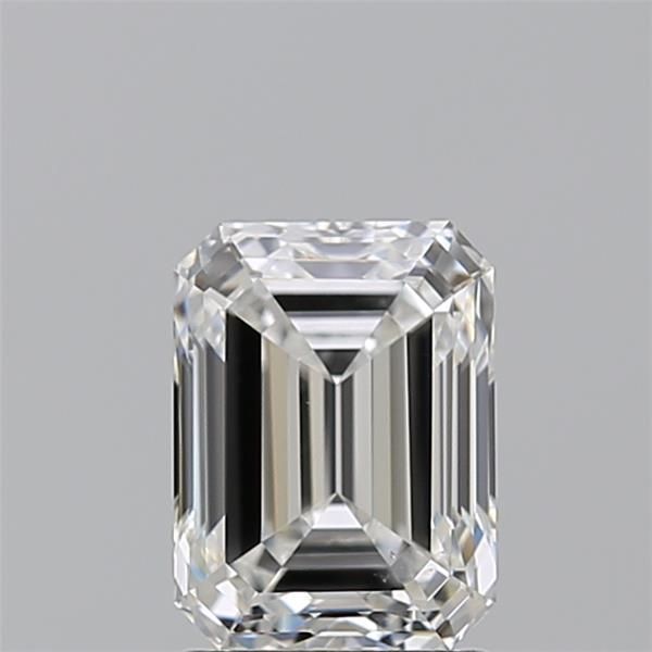 1.7ct Emerald F VS2 Natural Diamond
