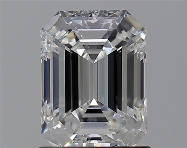 1ct Emerald D VS2 Natural Diamond