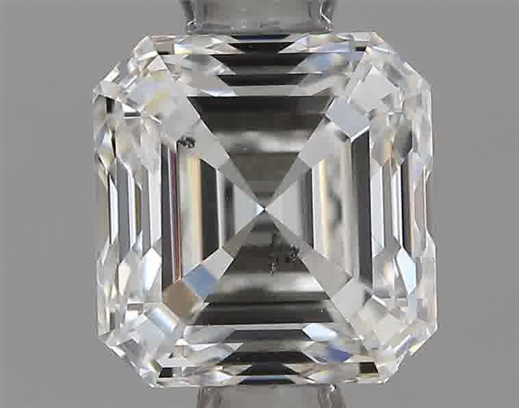 0.91ct Asscher G SI1 Natural Diamond