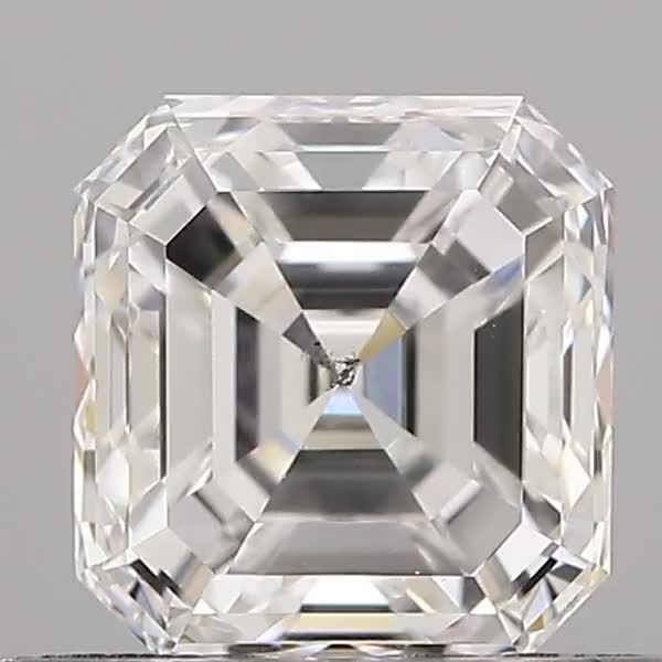 0.7ct Asscher E SI1 Natural Diamond