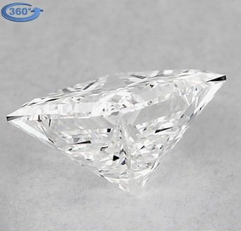 0.9ct Princess F VS2 Natural Diamond