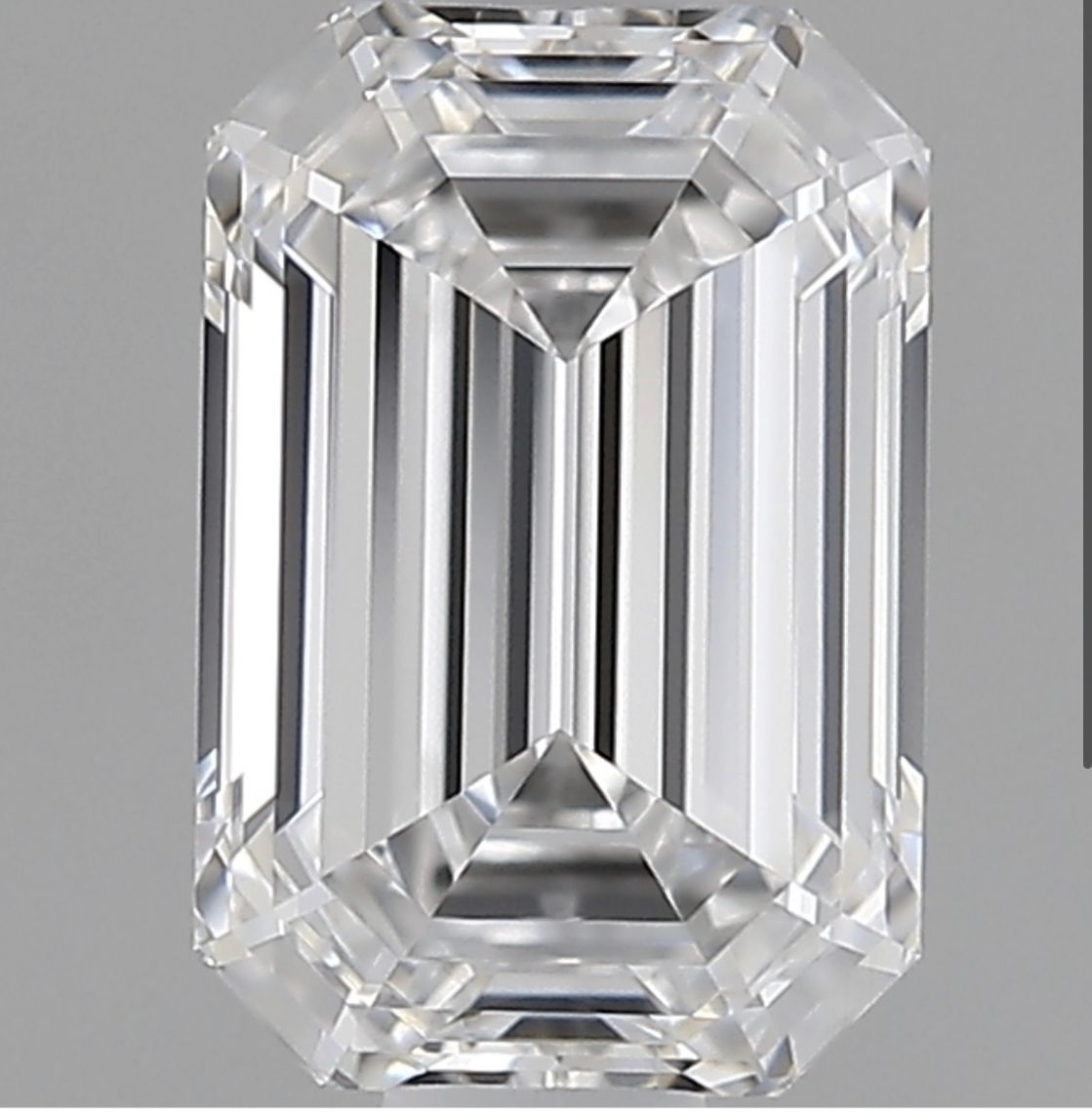 0.87ct Emerald D VVS2 Natural Diamond