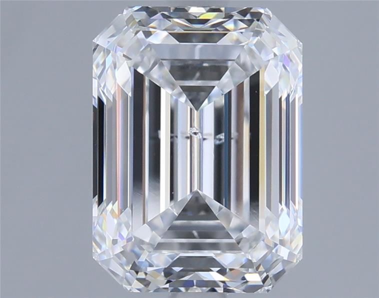 3.51ct Emerald D SI2 Natural Diamond