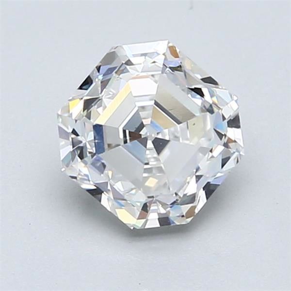 1.53ct Asscher F SI1 Natural Diamond