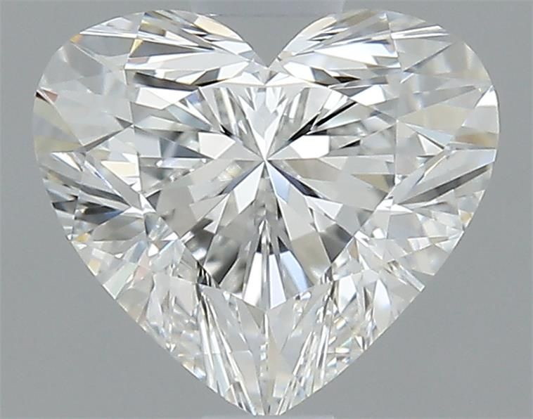 0.9ct Heart F IF Natural Diamond