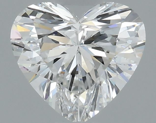 0.55ct Heart F IF Natural Diamond