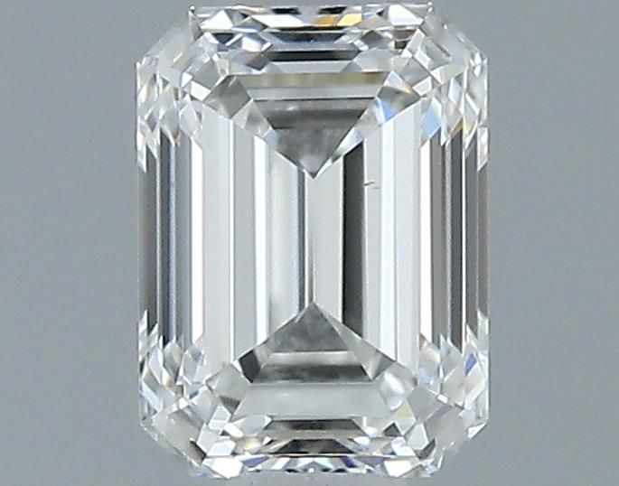 0.51ct Emerald F VS2 Natural Diamond