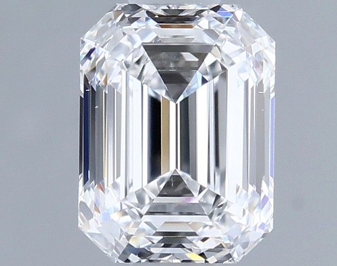0.7ct Emerald D SI1 Natural Diamond