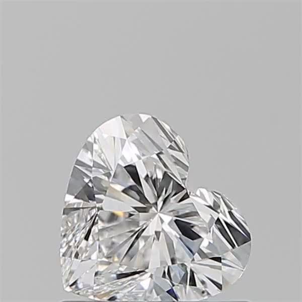 0.72ct Heart F VVS1 Natural Diamond