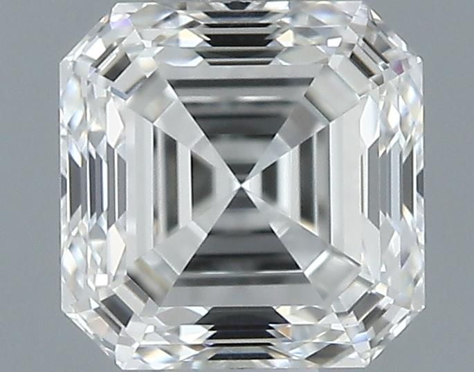 0.65ct Asscher F IF Natural Diamond