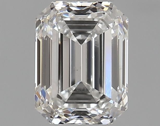 0.71ct Emerald F VS2 Natural Diamond