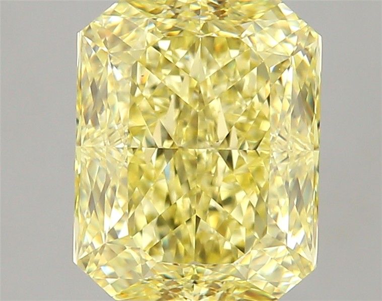 3.33ct Fancy Yellow Radiant Natural Diamond