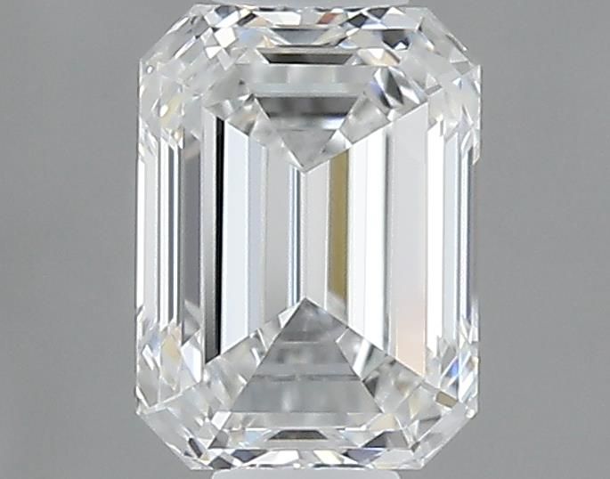 0.51ct Emerald F IF Natural Diamond