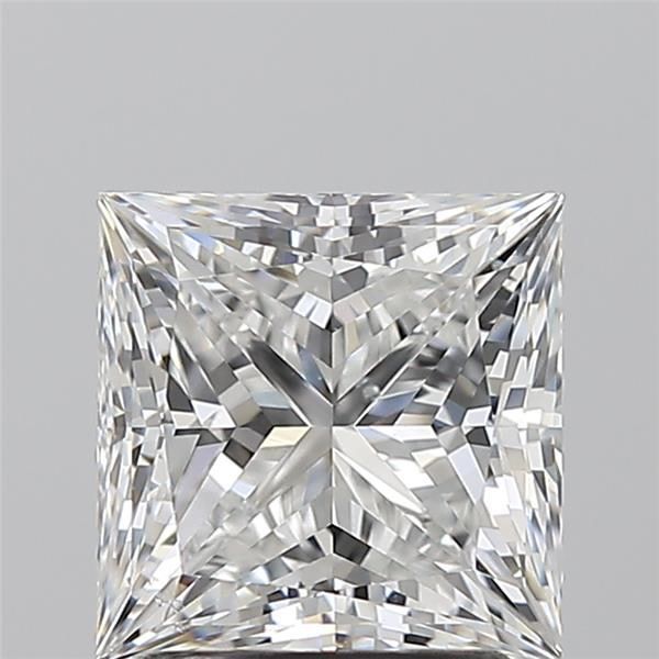 2.01ct Princess F SI1 Natural Diamond