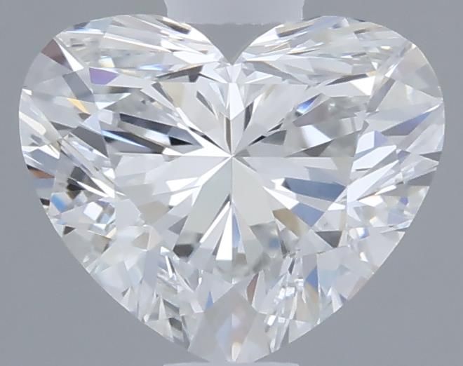 0.71ct Heart F IF Natural Diamond