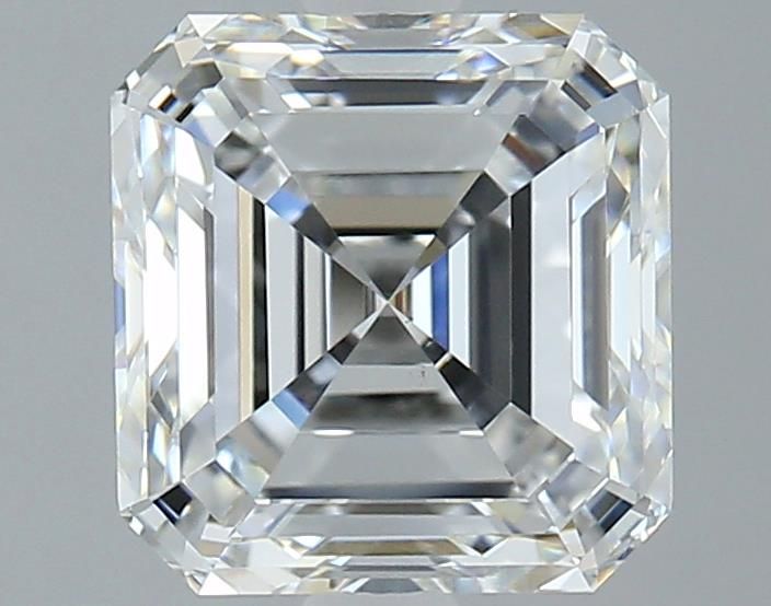 2.5ct Asscher F VS2 Natural Diamond