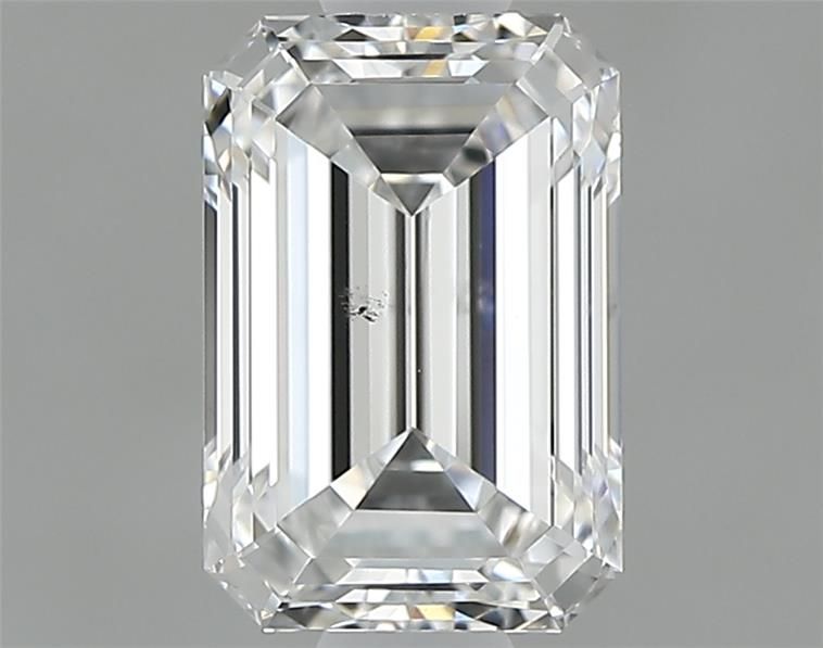 0.91ct Emerald E SI1 Natural Diamond