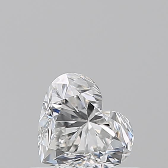 0.52ct Heart F IF Natural Diamond