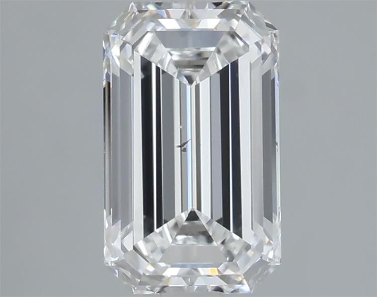 0.71ct Emerald D SI1 Natural Diamond