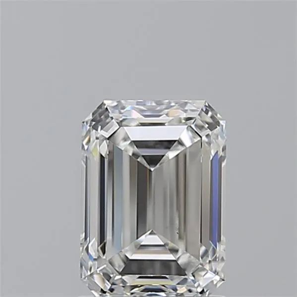 1.7ct Emerald F VS1 Natural Diamond