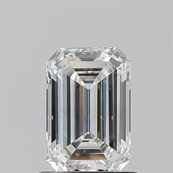 1.01ct Emerald H SI1 Natural Diamond
