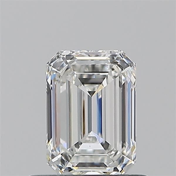 0.7ct Emerald F VS2 Natural Diamond