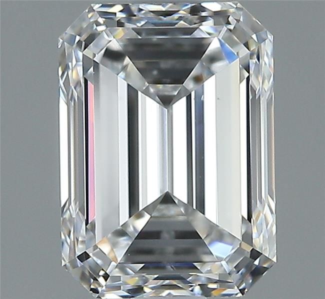 2.01ct Emerald F VS1 Natural Diamond