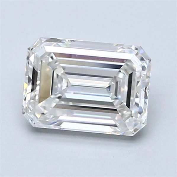1.51ct Emerald F VS1 Natural Diamond