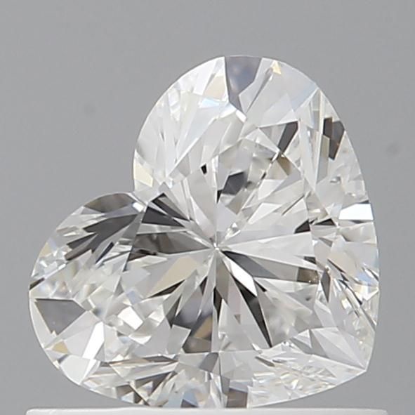 0.71ct Heart F VVS2 Natural Diamond