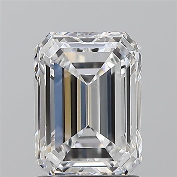 1.7ct Emerald D VS2 Natural Diamond