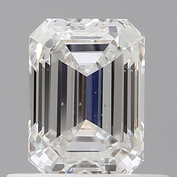 0.71ct Emerald E SI1 Natural Diamond