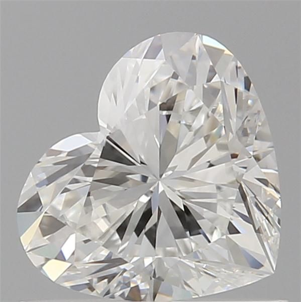 0.71ct Heart F IF Natural Diamond