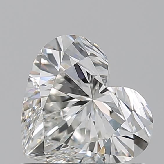 0.77ct Heart H VS1 Natural Diamond