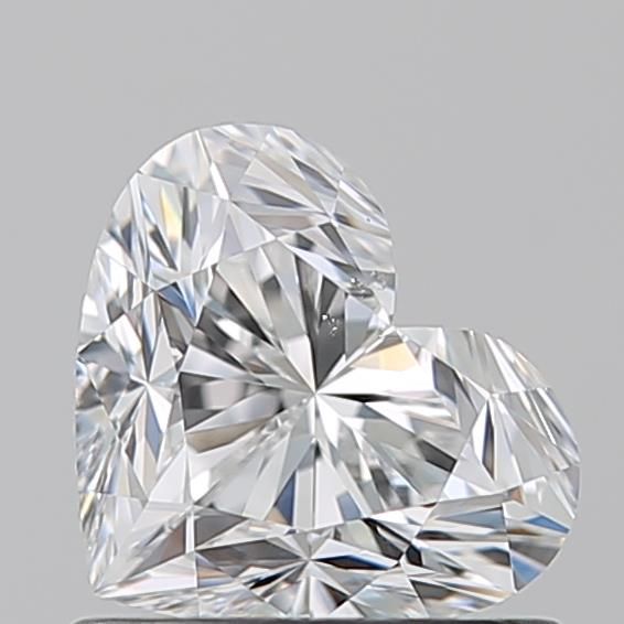 0.91ct Heart E SI1 Natural Diamond