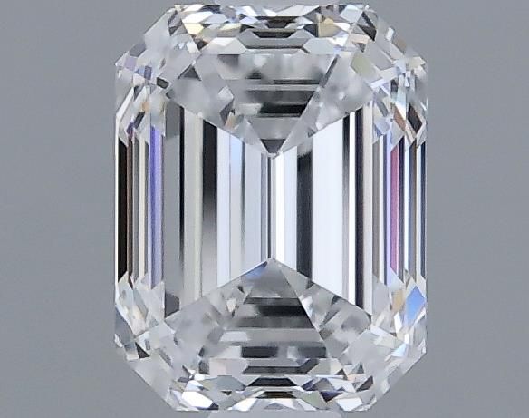 1ct Emerald D VVS2 Natural Diamond