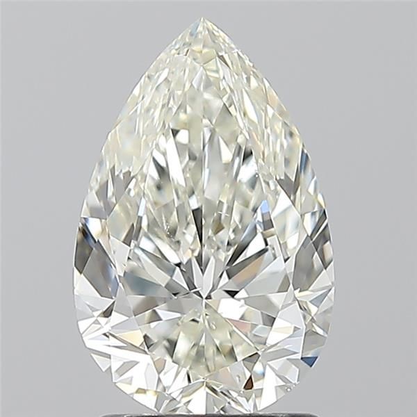 1.7ct Pear J SI1 Natural Diamond