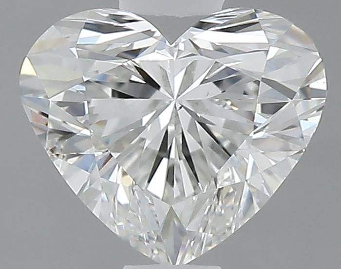 0.73ct Heart F VS2 Natural Diamond