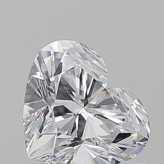 0.76ct Heart D VS2 Natural Diamond