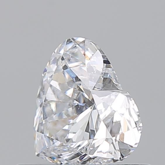 0.67ct Heart D SI2 Natural Diamond