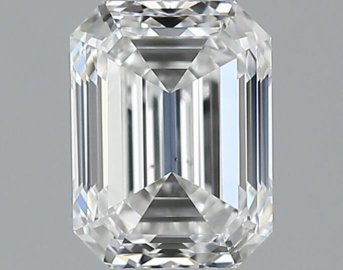0.7ct Emerald F VS2 Natural Diamond