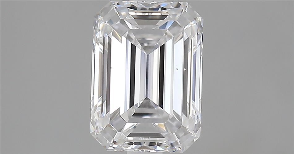 2ct Emerald D SI1 Natural Diamond