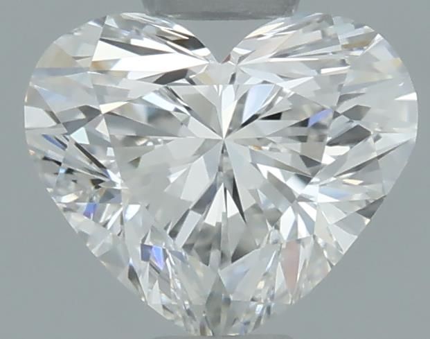 0.58ct Heart F VS1 Natural Diamond