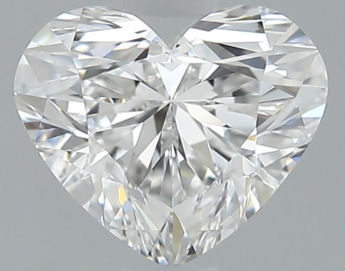 0.9ct Heart F VVS1 Natural Diamond