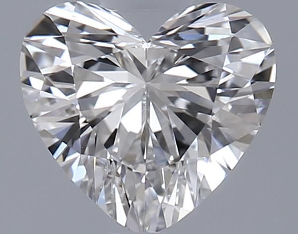 0.57ct Heart F VS1 Natural Diamond