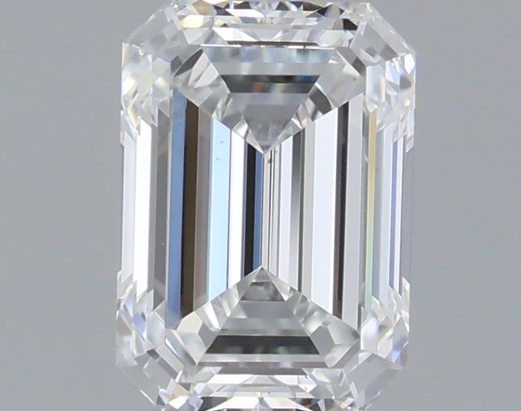 0.81ct Emerald F SI1 Natural Diamond
